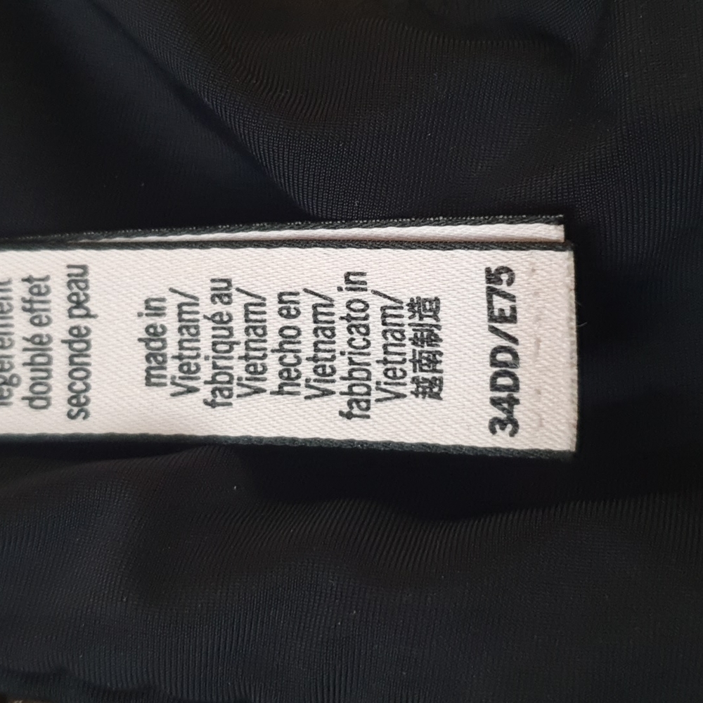 Victoria’s Secret T-Shirt Lightly Lined Wireless Bra w/ Logo Straps, Size 34DD - Picture 8 of 9